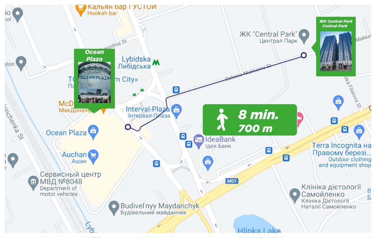 Petrovdom Apartaments 11-212 In Rc Central Park, 7 John Mccain Street Киев Екстериор снимка